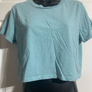 Chic baby blue Women's Crop Top